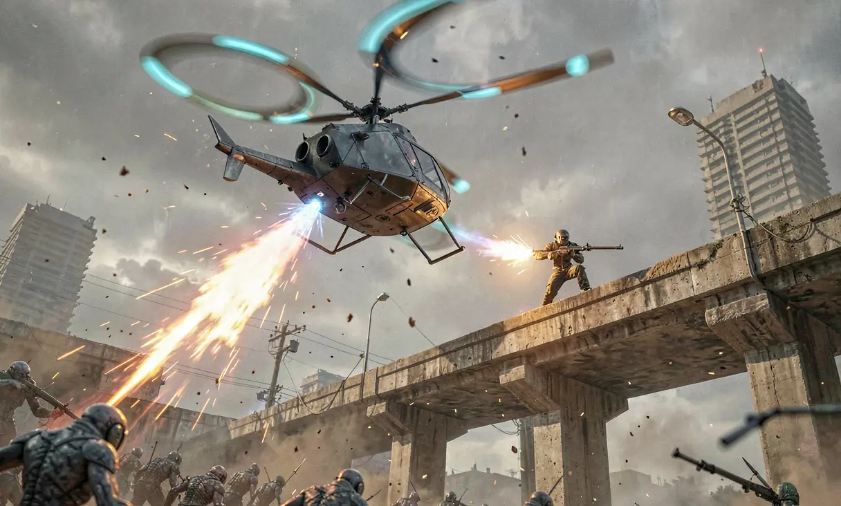 Alien Helicopter