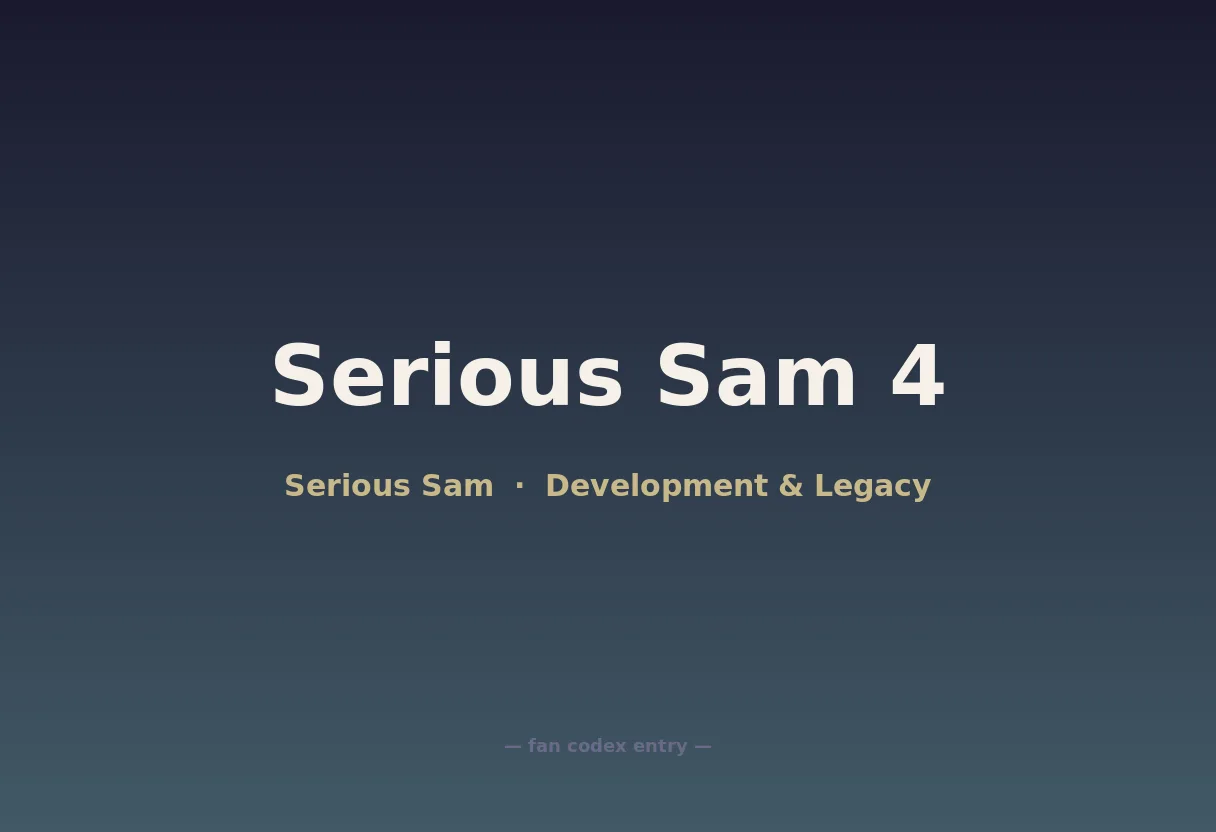 Serious Sam 4