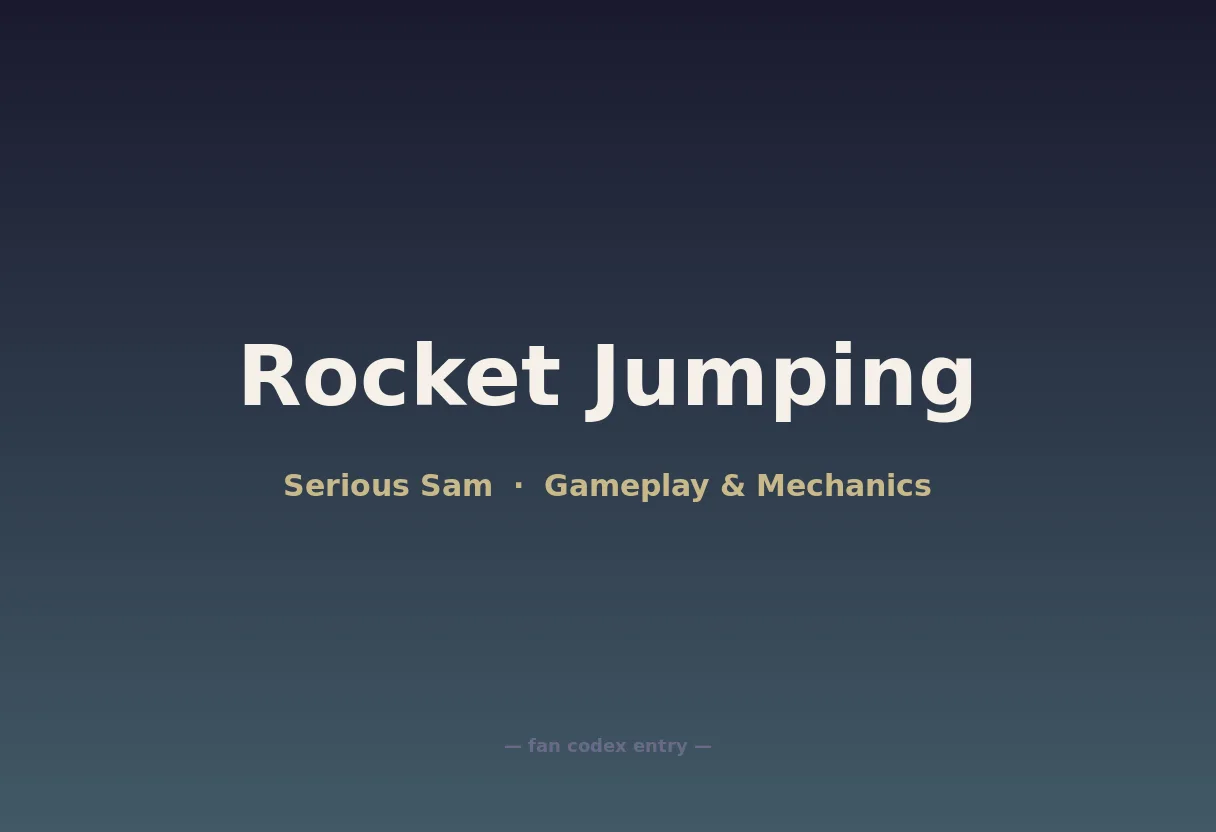 Rocket Jumping